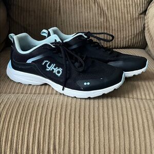 Ryka Black and Gray Athletic Shoes